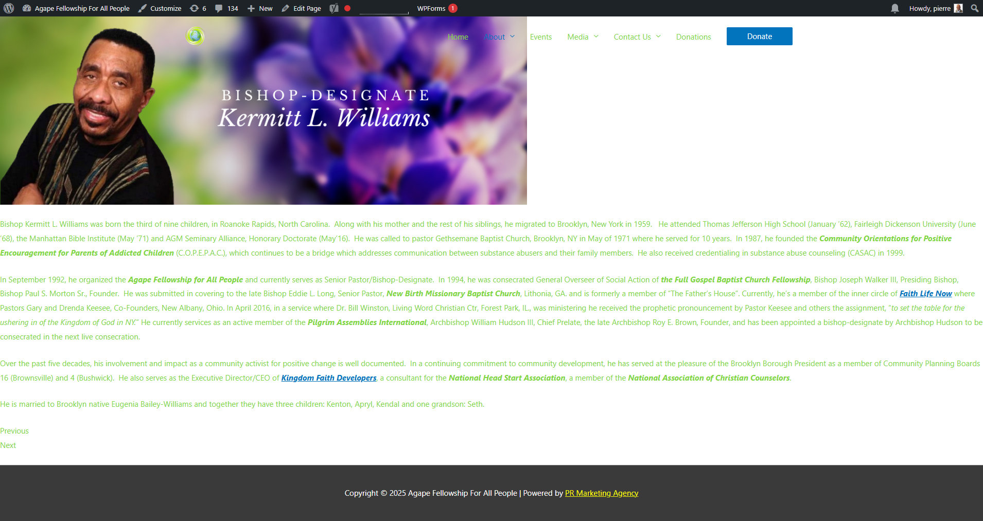 Bishop-Designate Kermitt L. Williams